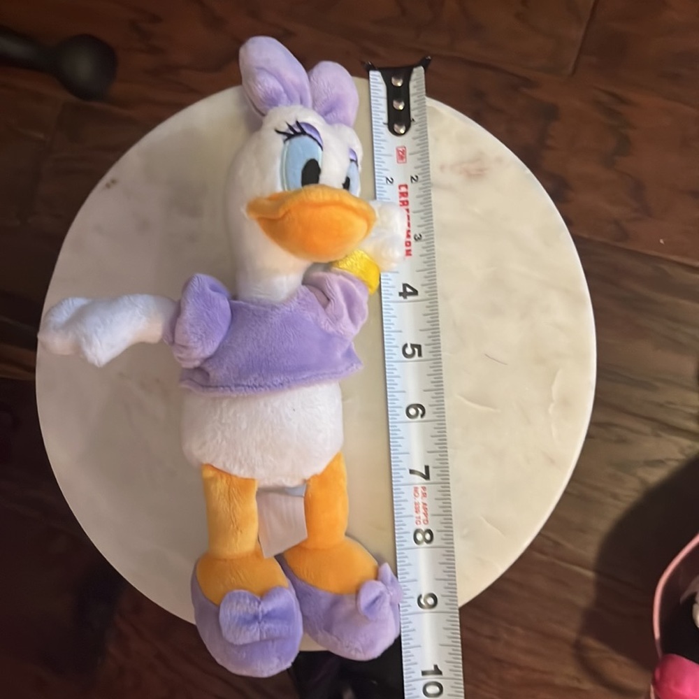 Disney Daisy Duck authentic original Disney Parks light purple & white & yellow - Picture 4 of 9